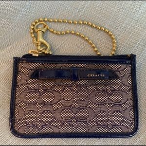 Coach ID Key Card Holder